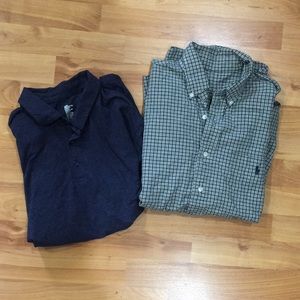 Men’s Bundle Polo Button Up Medium Polo H&M